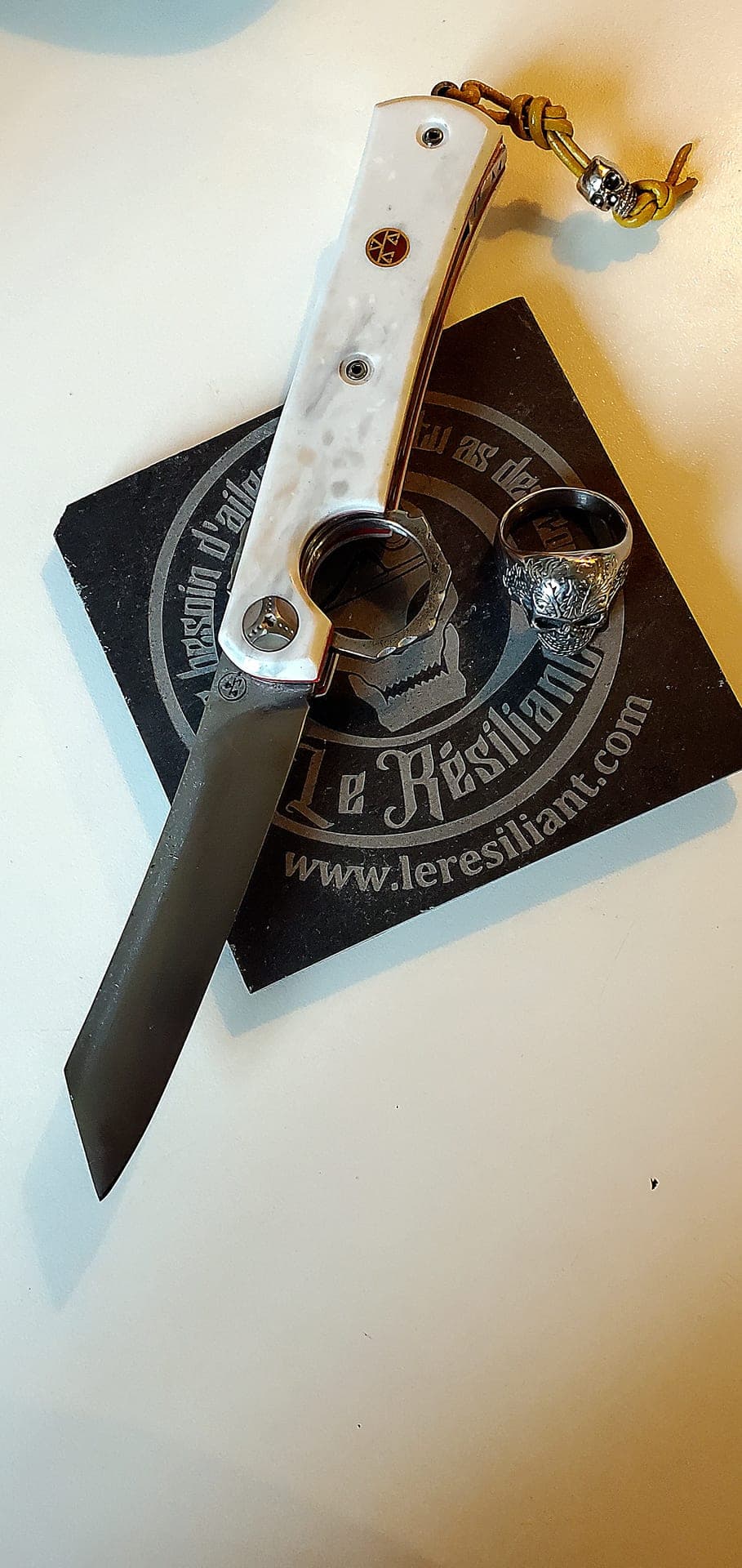 Le Shotokan — couteau artisanal Carbone · Z160