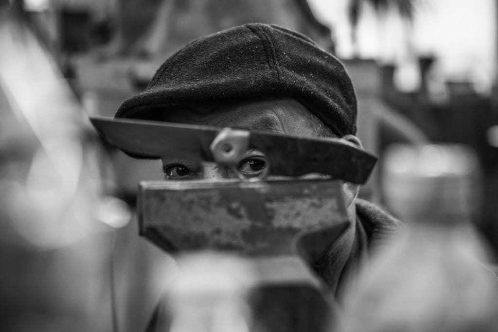Portrait du coutelier Le Résiliant